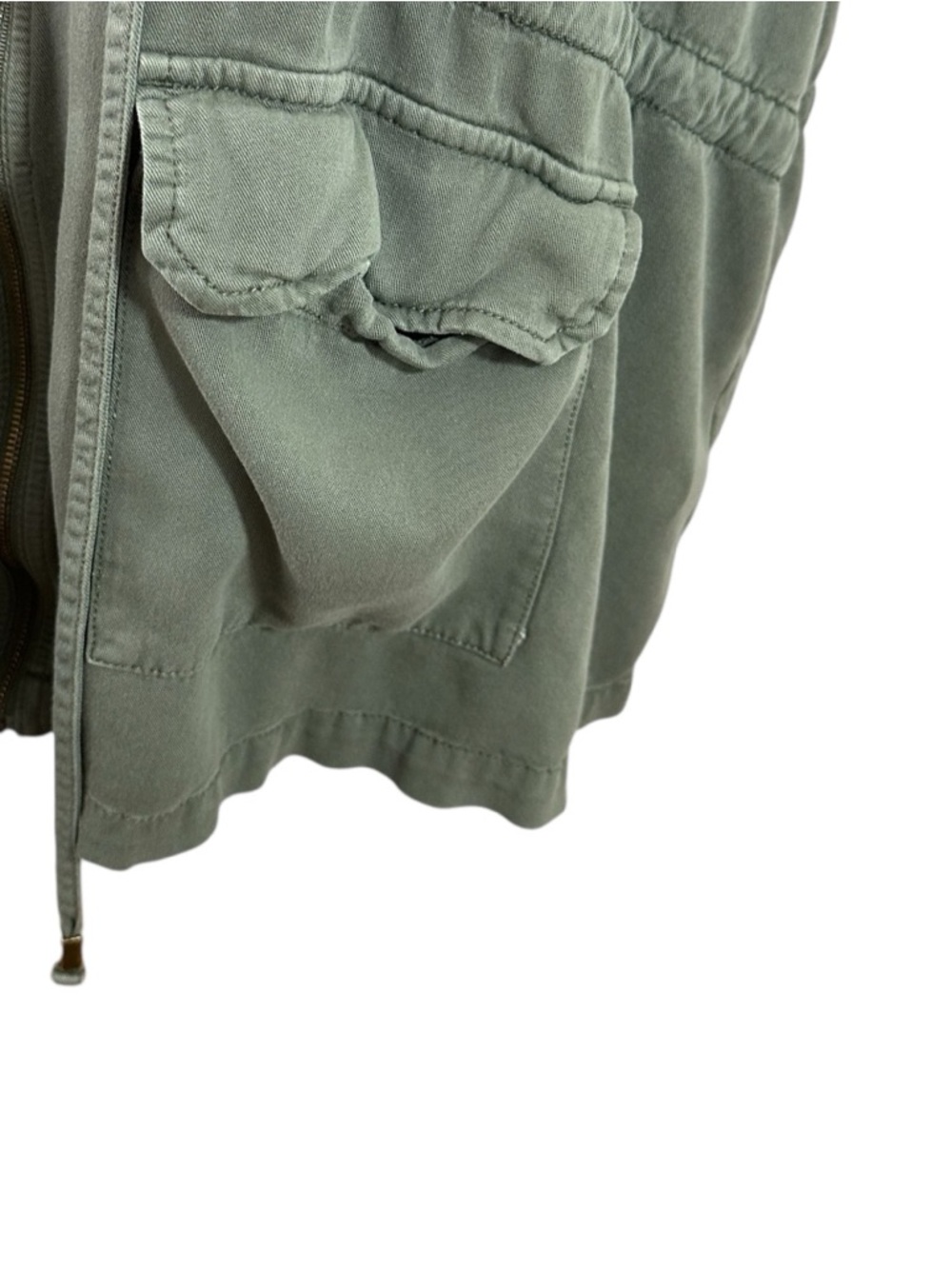 Ava & Viv- Olive Green Zip Up Vest- Size 4X - Picture 2 of 7